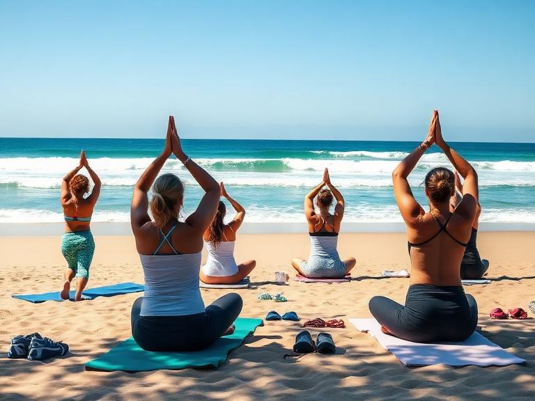 Beach Yoga Class Chennai 